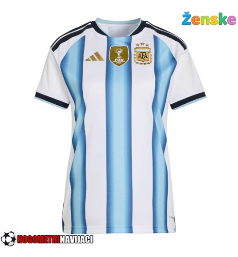 Ženske Nogometnih dresov Argentina Domači SP 2026 Kratki rokavi Ženske Nogometnih dresov Argentina Domači SP 2026 Kratki rokavi